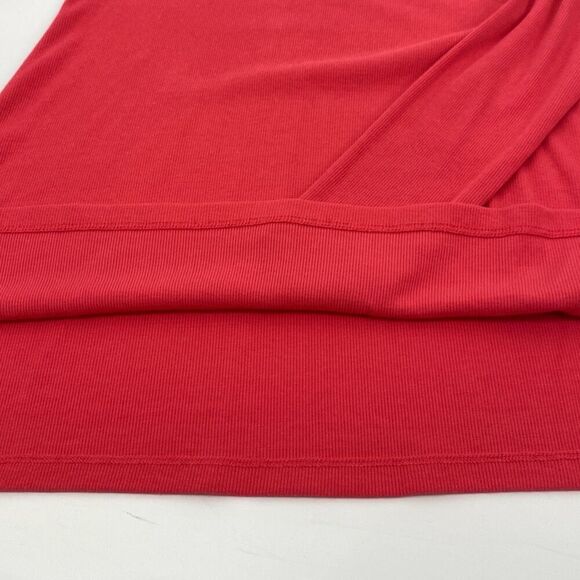 Soft Surroundings Double V Timely Tee Tunic Top Pima Cotton Ribbed Pullover Smal - Picture 9 of 11